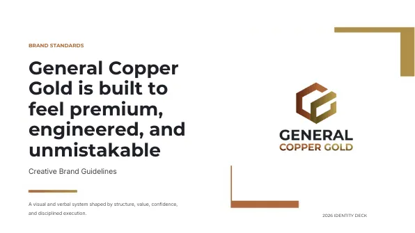 General Copper Gold Corp.: Brand standards: cover